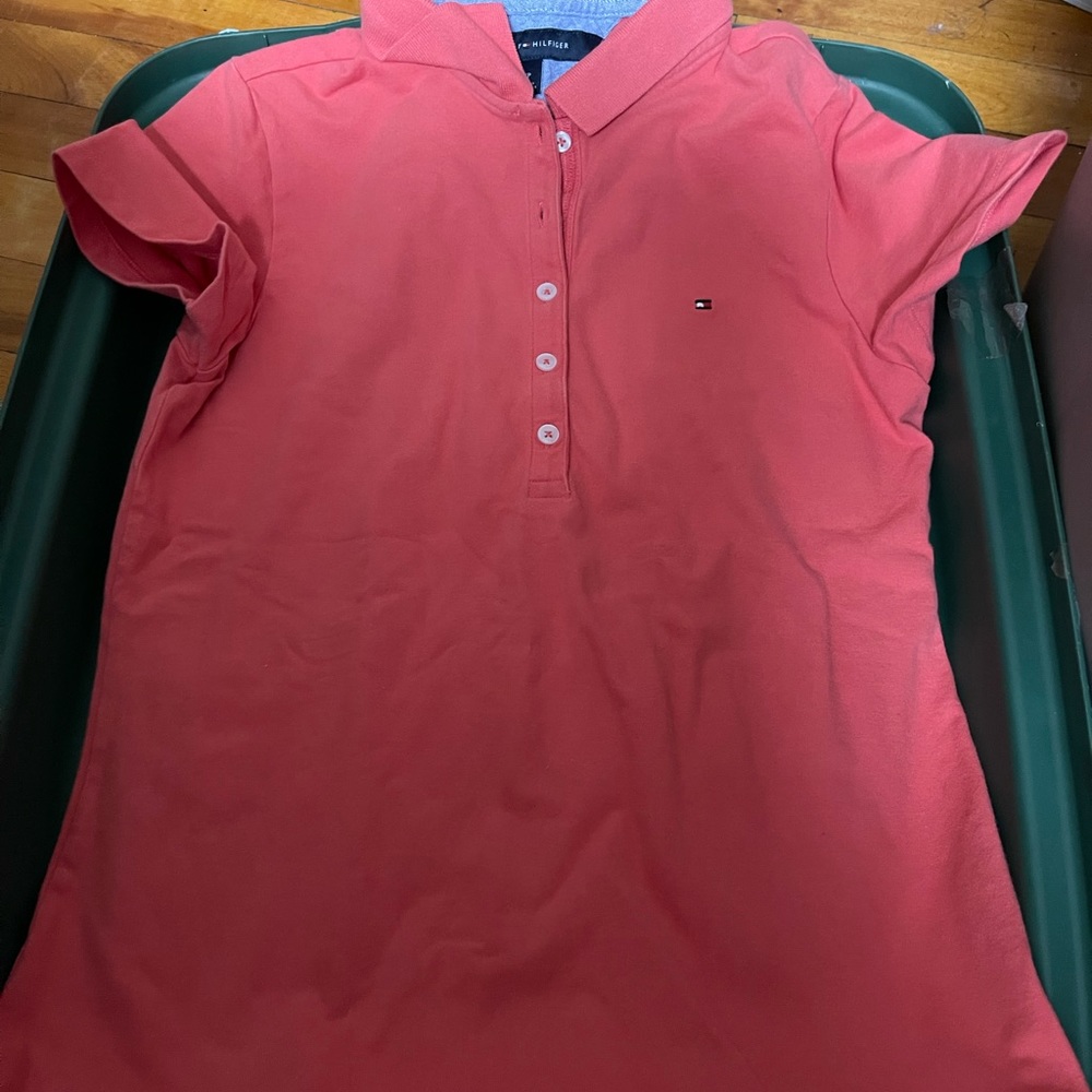 Tommy Hilfiger Light Orange Top Small Petite